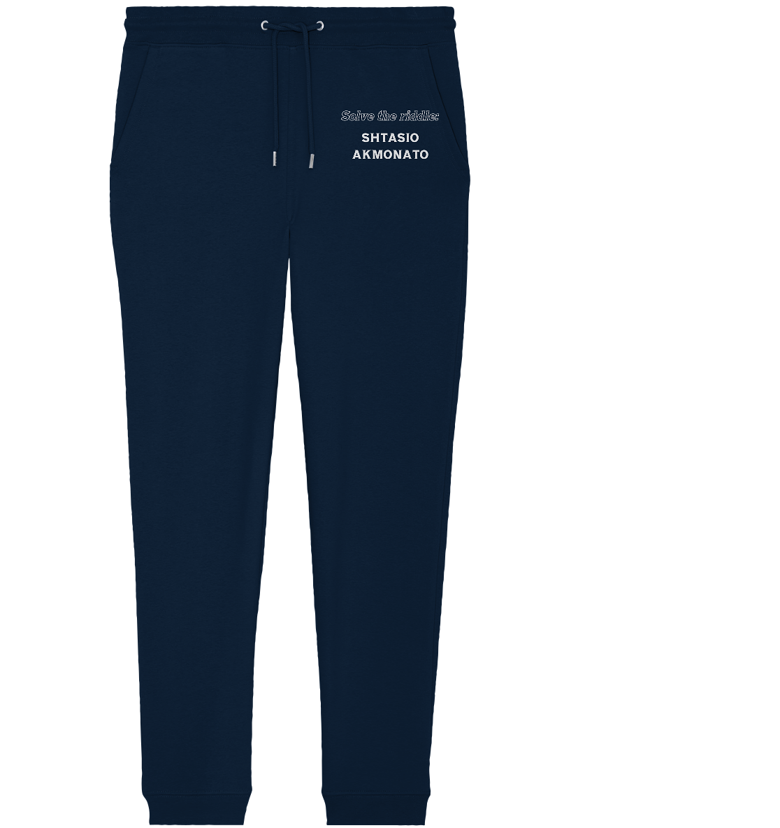 Solve the riddle - SHTASIO AKMONATO - Organic Jogger Pants