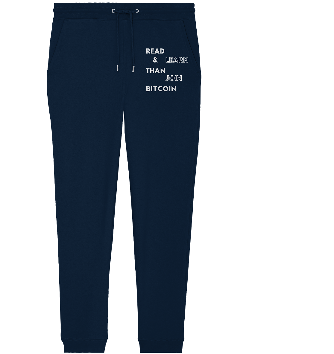 READ & LEARN, THAN JOIN BITCOIN - Organic Jogger Pants