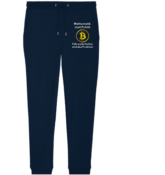 Mathematik statt Politik - führende Nullen sind (überall) das Problem ;-) - Organic Jogger Pants