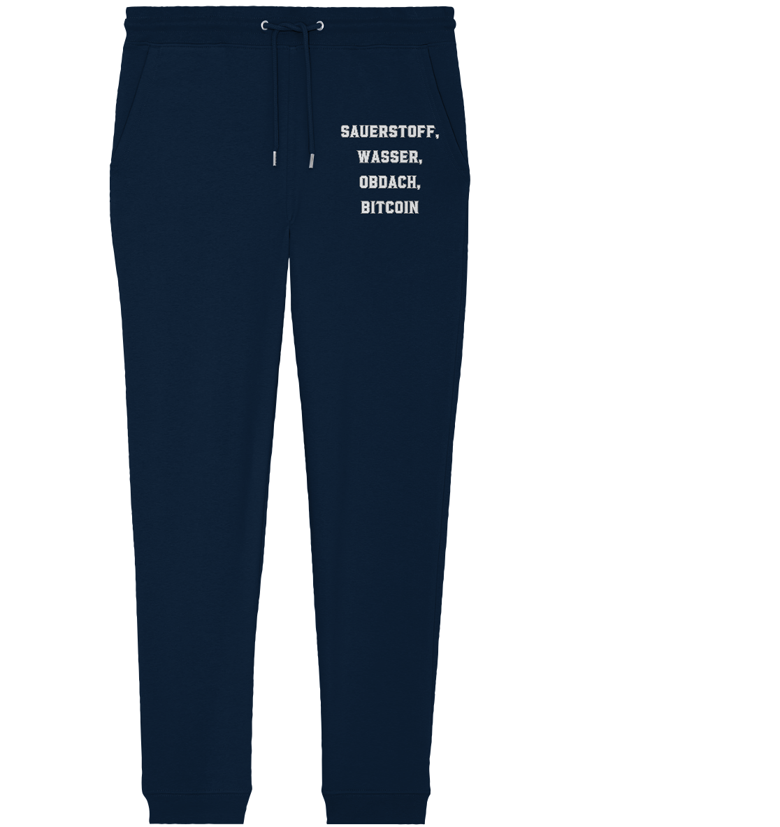 SAUERSTOFF, WASSER, OBDACH, BITCOIN - Organic Jogger Pants