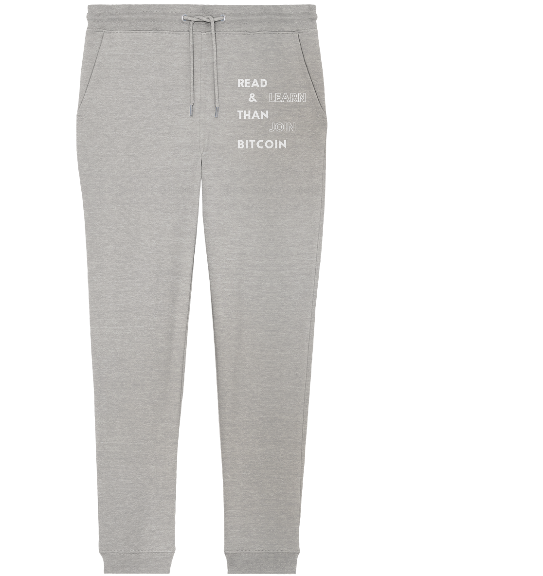 READ & LEARN, THAN JOIN BITCOIN - Organic Jogger Pants