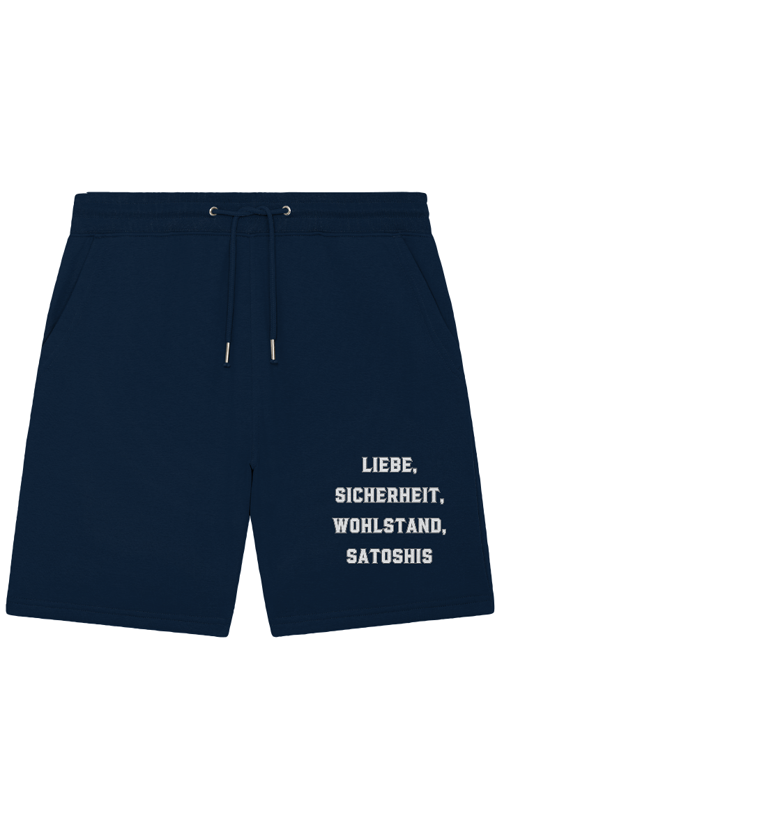 LIEBE, SICHERHEIT, WOHLSTAND, SATOSHIS - Organic Jogger Shorts