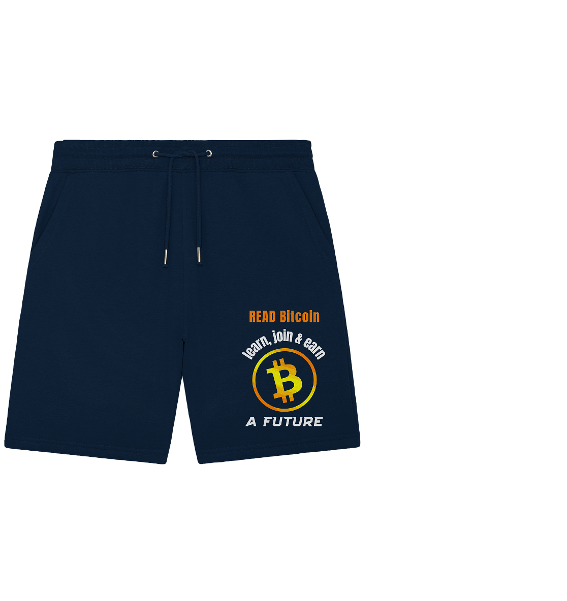 READ BITCOIN learn, join & earn A FUTURE - Var. Ladies collection  - Organic Jogger Shorts