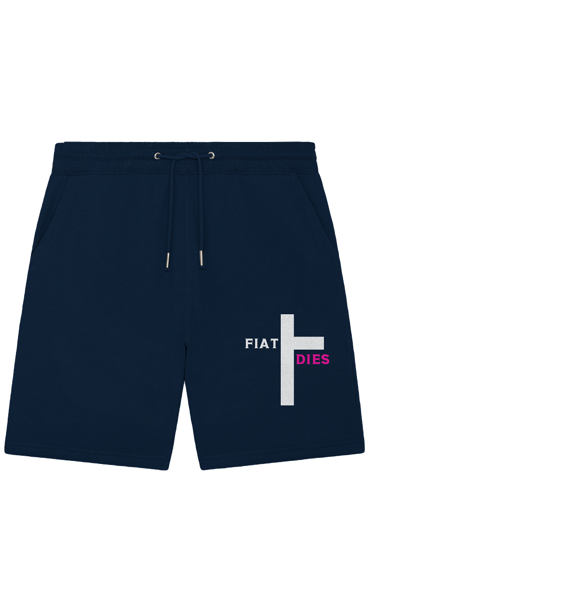 FIAT DIES (weiss / pink) - Ladies Collection  - Organic Jogger Shorts