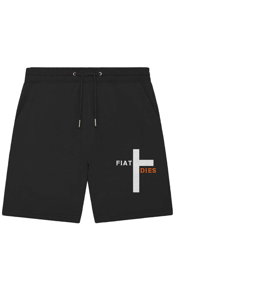 FIAT DIES (weiss / orange) - Ladies Collection - Organic Jogger Shorts