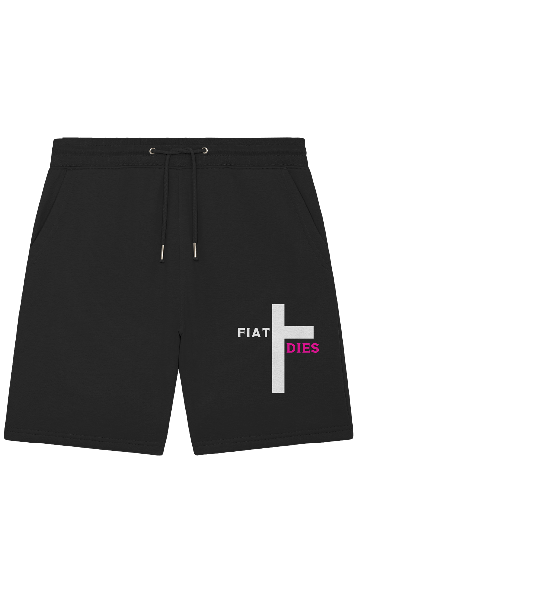 FIAT DIES (weiss / pink) - Ladies Collection  - Organic Jogger Shorts