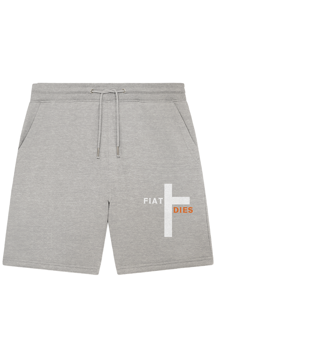 FIAT DIES (weiss / orange) - Ladies Collection - Organic Jogger Shorts