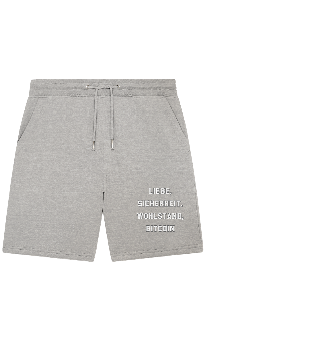 LIEBE, SICHERHEIT, WOHLSTAND, BITCOIN  - Organic Jogger Shorts