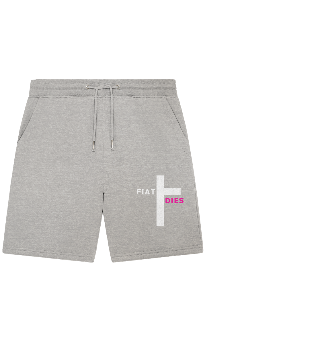 FIAT DIES (weiss / pink) - Ladies Collection  - Organic Jogger Shorts