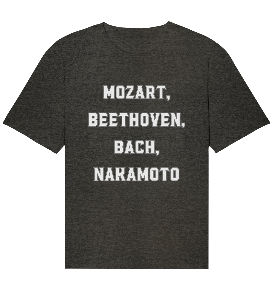 MOZART, BEETHOVEN, BACH, NAKAMOTO  - Organic Relaxed Shirt