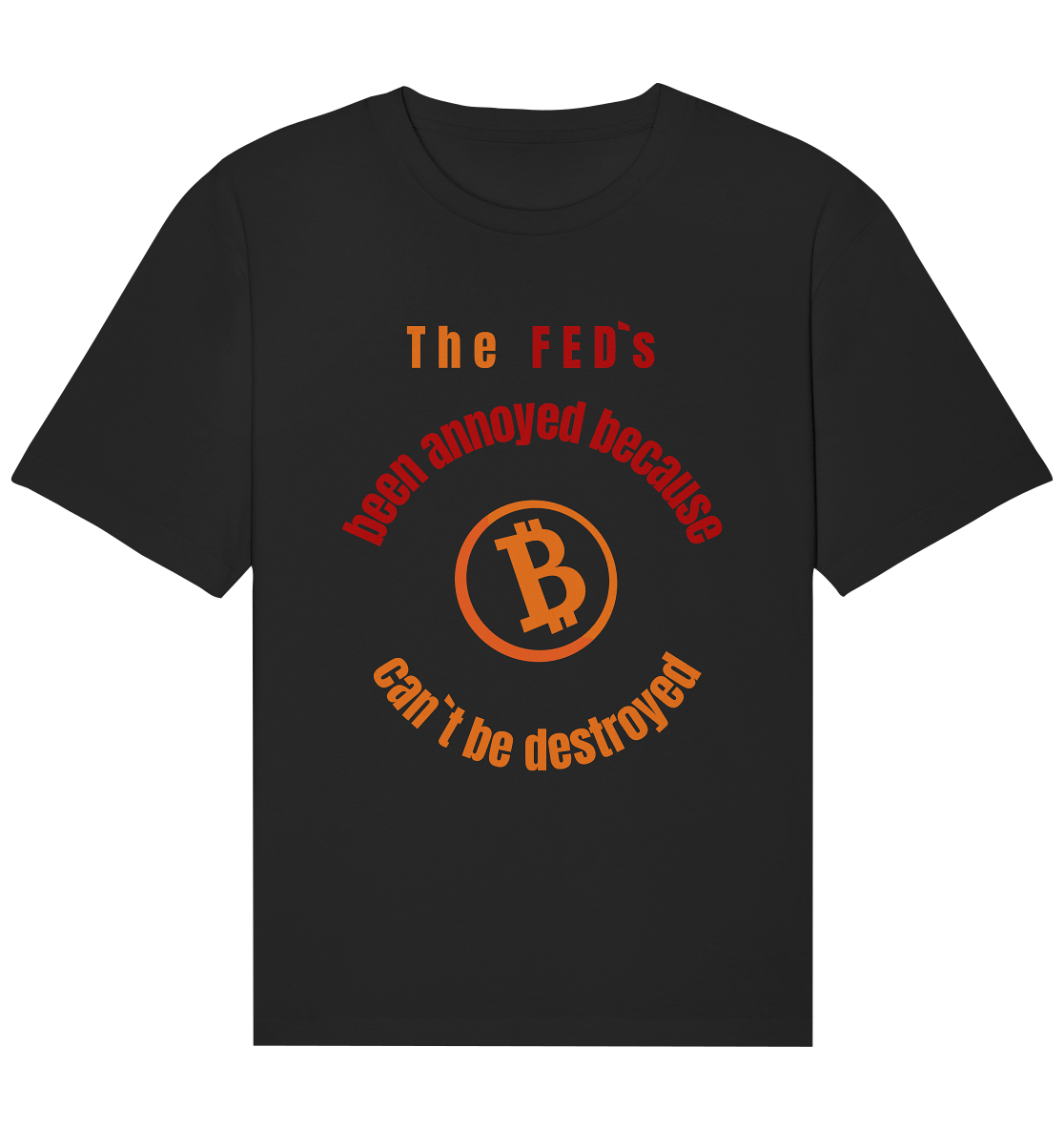 The FEDs been annoyed, BTC cant be destroyed - Organic Relaxed Shirt