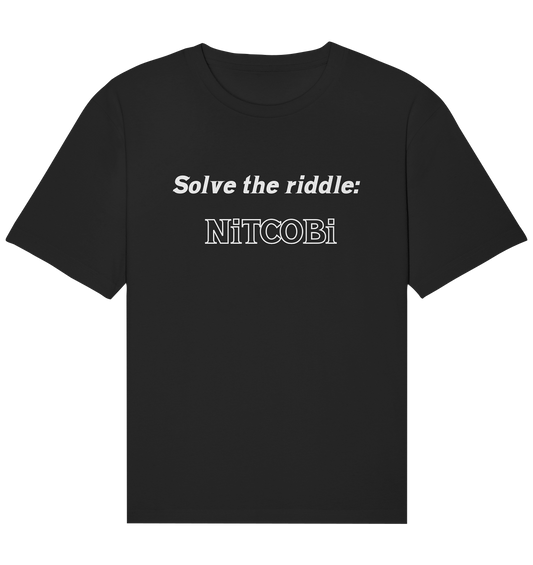 SOLVE THE RIDDLE - NiTCOBi - Organic Relaxed Shirt