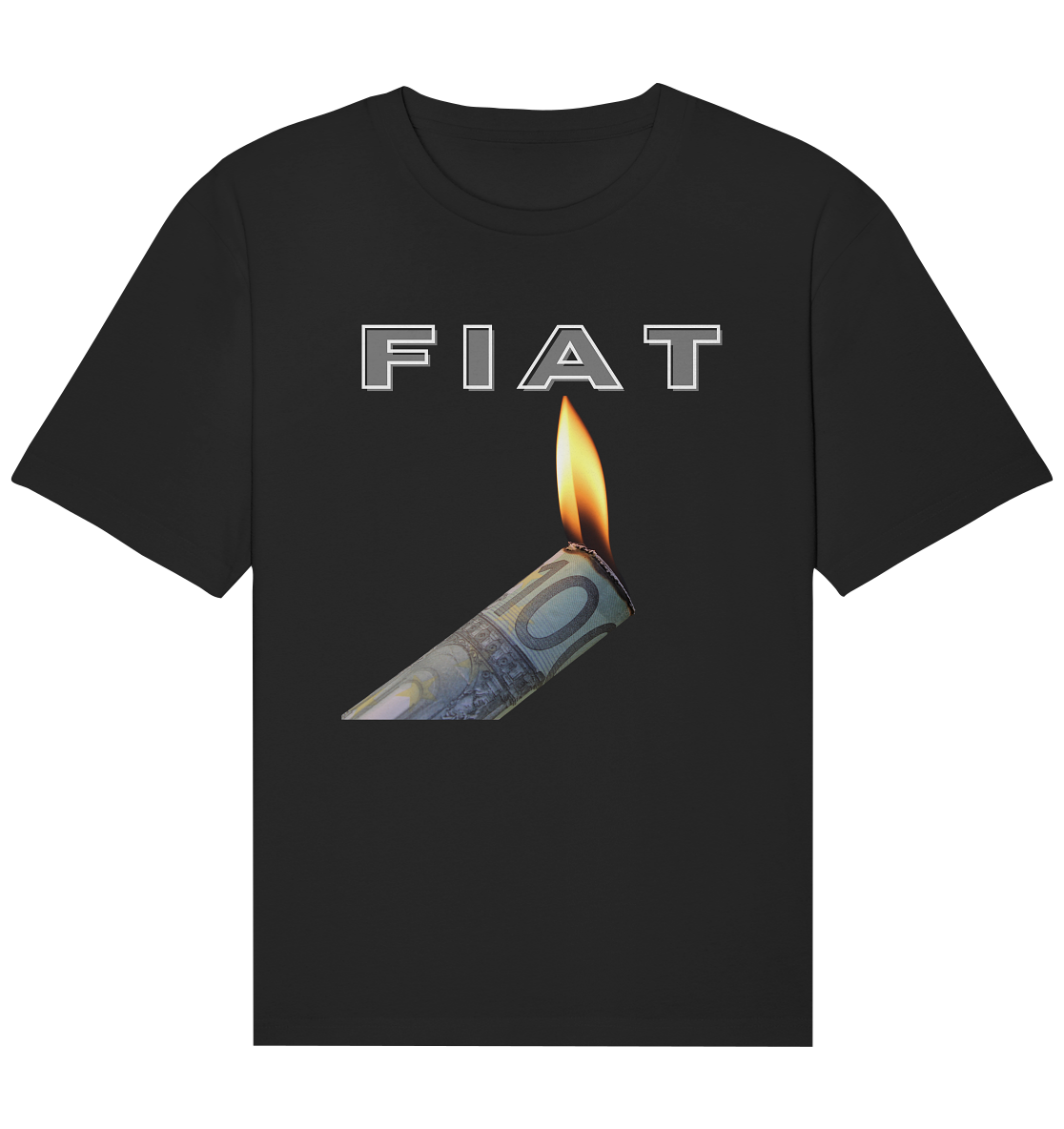 Fiat verbrennt Deine Zukunft - Organic Relaxed Shirt
