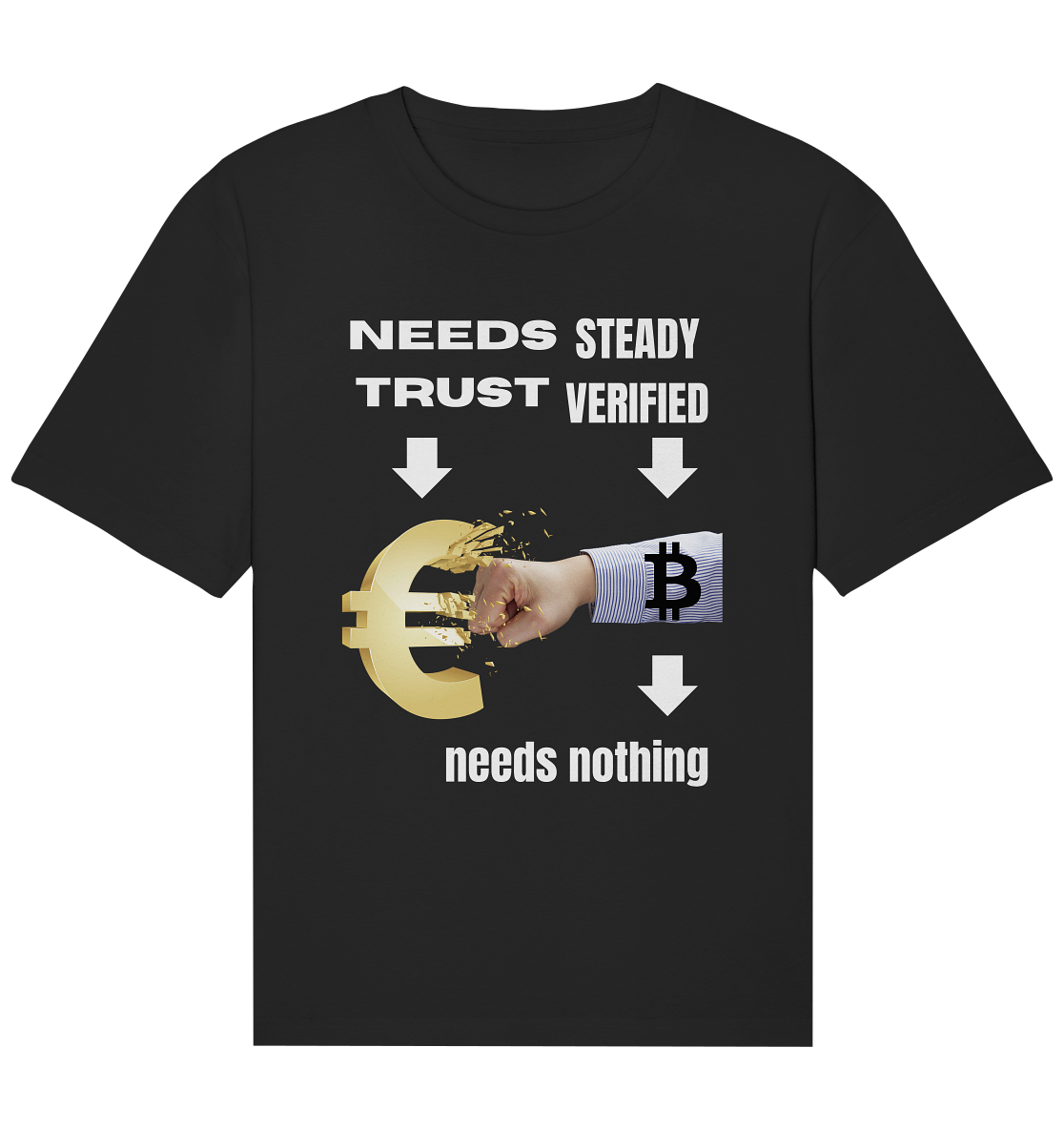 Needs TRUST / Needs NOTHING - Organic Relaxed Shirt