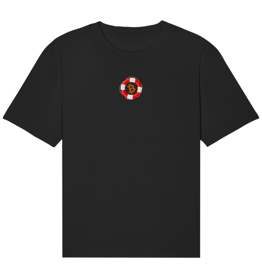 Minimalistisch Rettungsring Bitcoin - Organic Relaxed Shirt