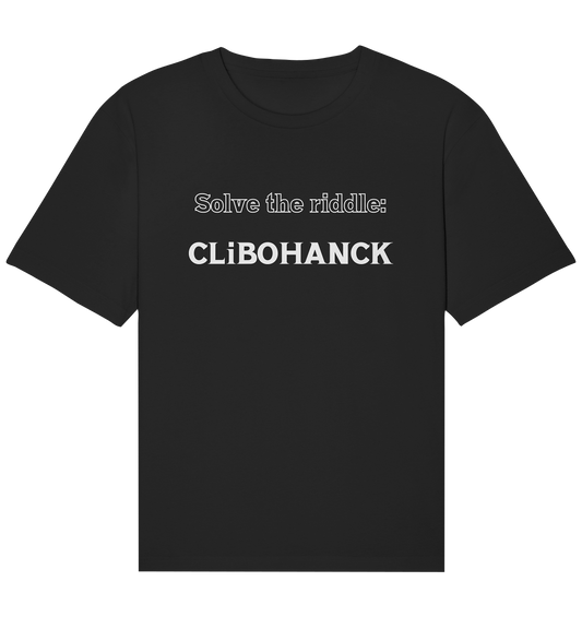 SOLVE THE RIDDLE - CLiBOHANCK - Organic Relaxed Shirt