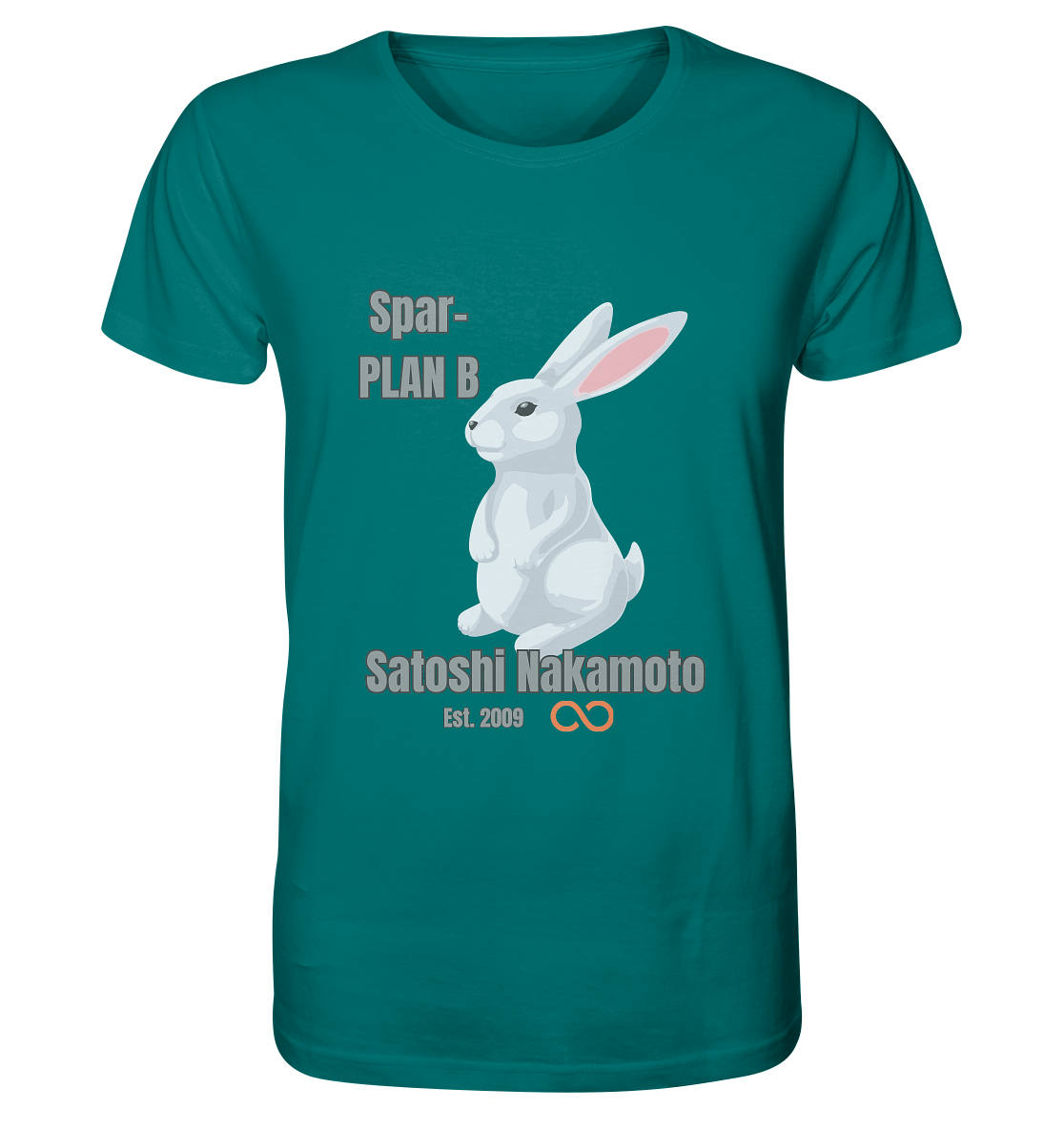 Spar-PLAN B SATOSHI NAKAMOTO Est. 2009 (unendlich) - Organic Shirt