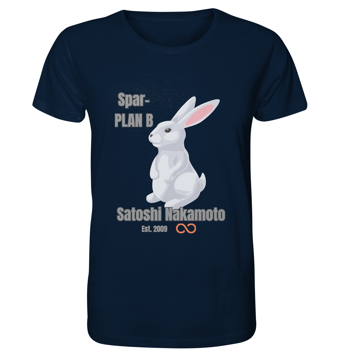 Spar-PLAN B SATOSHI NAKAMOTO Est. 2009 (unendlich) - Organic Shirt