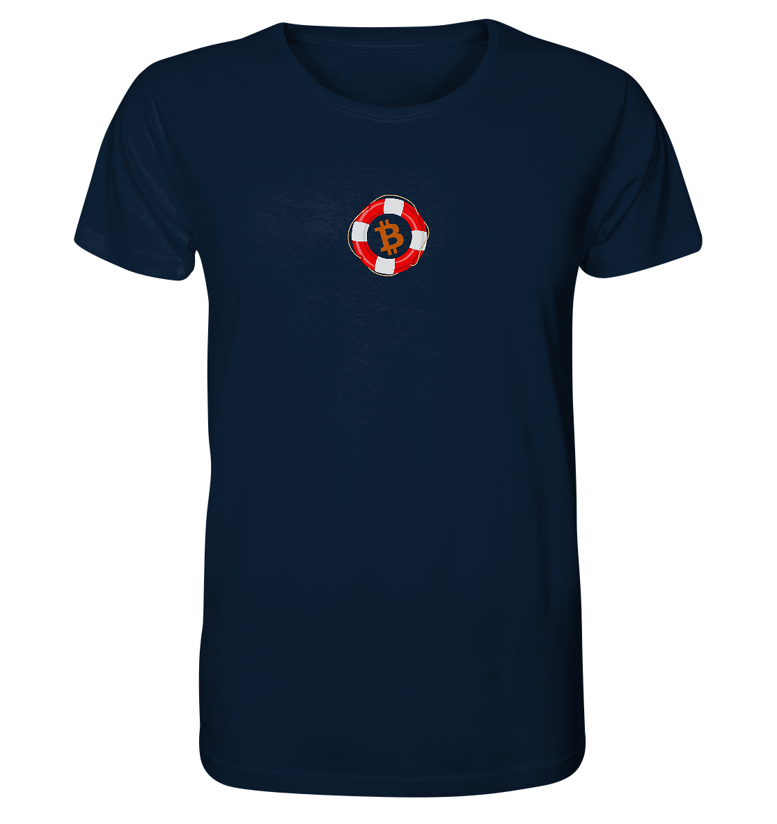 Minimalistisch Rettungsring Bitcoin - Organic Shirt