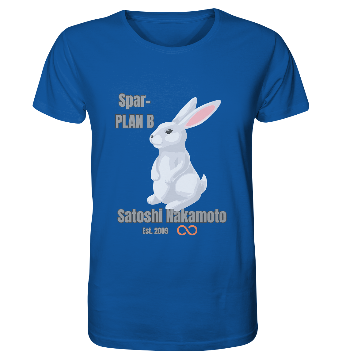 Spar-PLAN B SATOSHI NAKAMOTO Est. 2009 (unendlich) - Organic Shirt