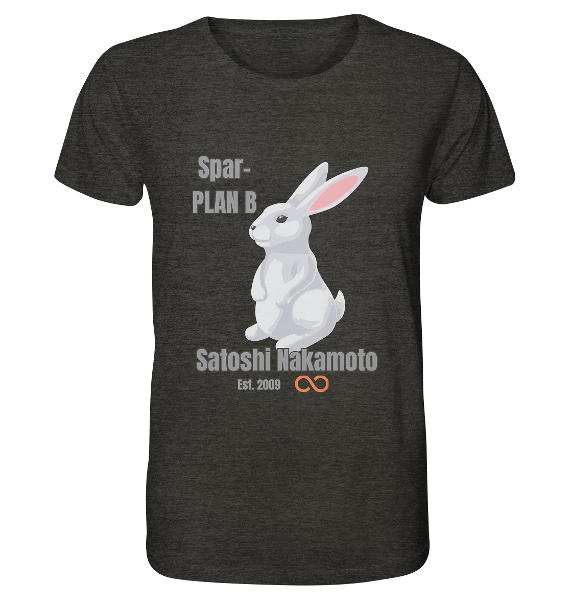 Spar-PLAN B SATOSHI NAKAMOTO Est. 2009 (unendlich) - Organic Shirt