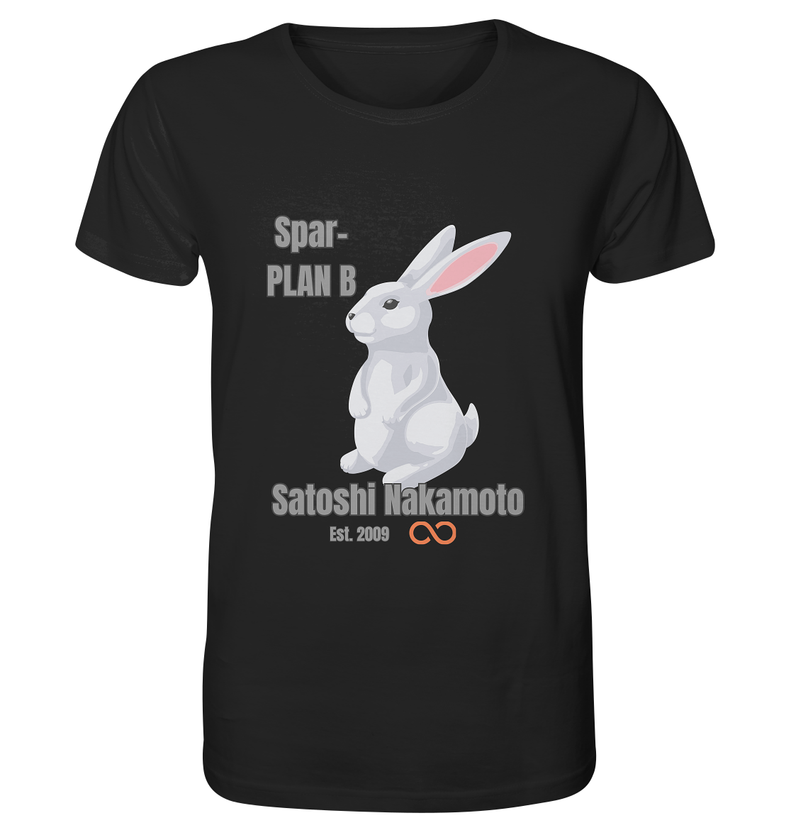 Spar-PLAN B SATOSHI NAKAMOTO Est. 2009 (unendlich) - Organic Shirt