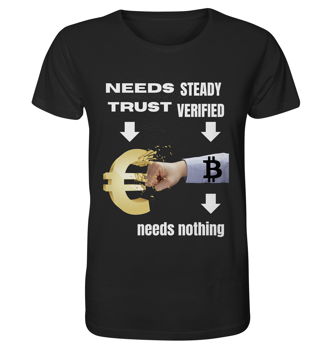 Needs TRUST / Needs NOTHING - Organic Shirt