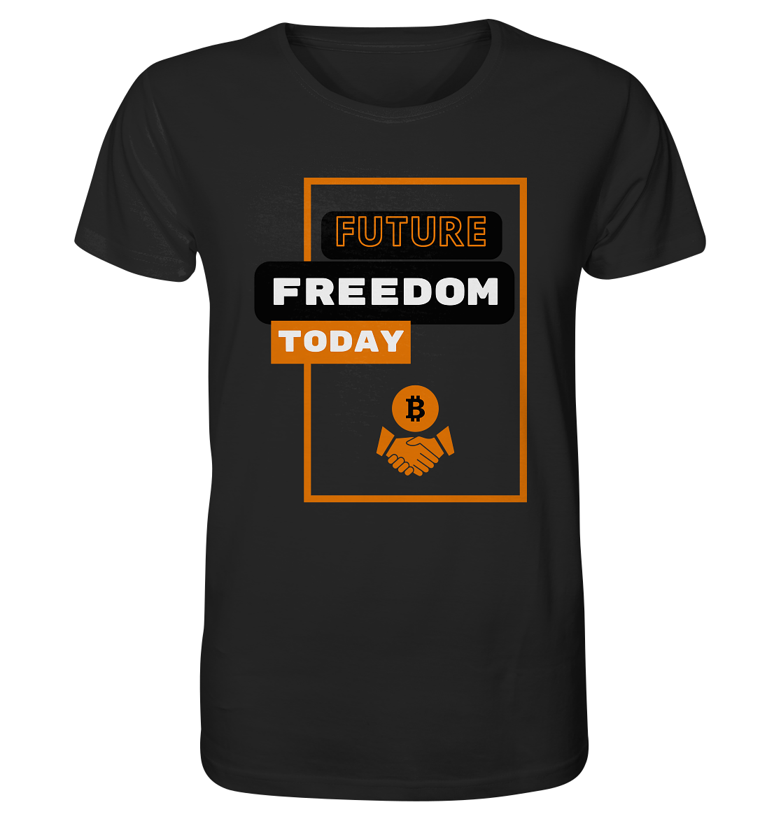 FUTURE FREEDOM TODAY (BTC handshake) - Organic Shirt