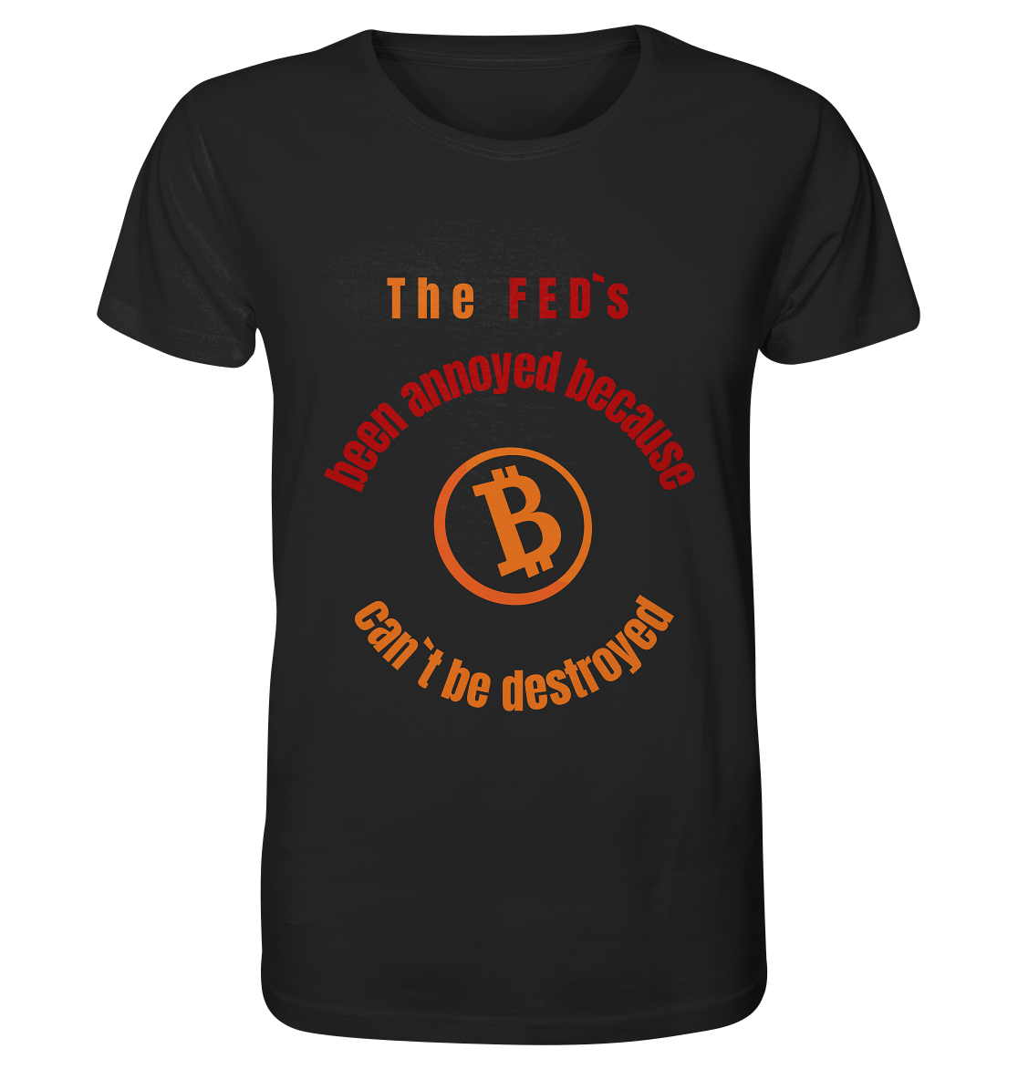 The FEDs been annoyed, BTC cant be destroyed - Organic Shirt