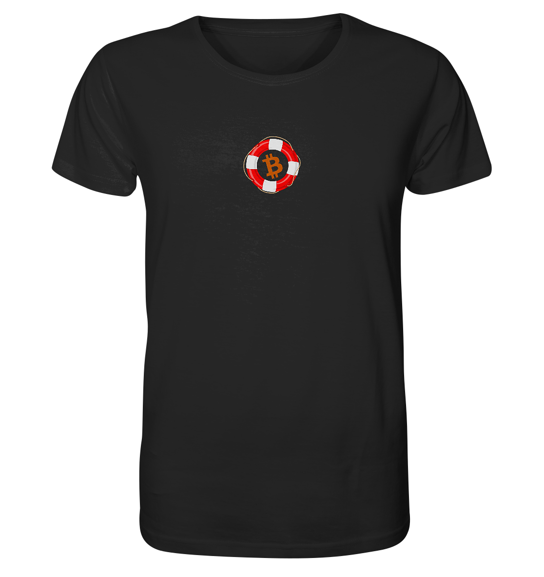 Minimalistisch Rettungsring Bitcoin - Organic Shirt