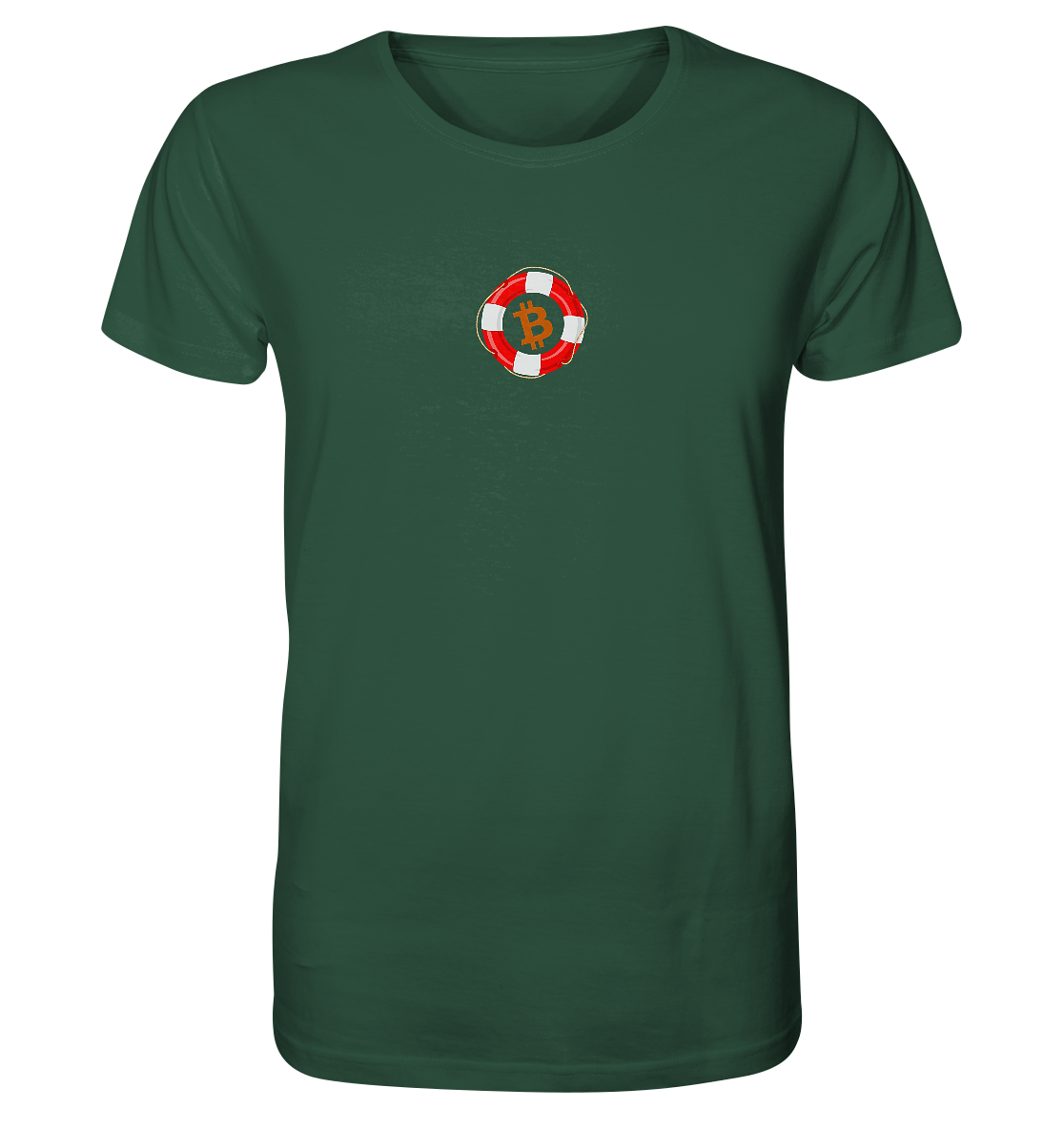 Minimalistisch Rettungsring Bitcoin - Organic Shirt