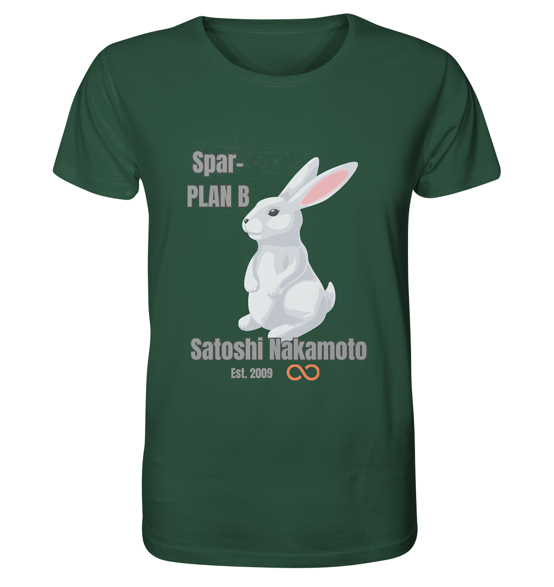 Spar-PLAN B SATOSHI NAKAMOTO Est. 2009 (unendlich) - Organic Shirt