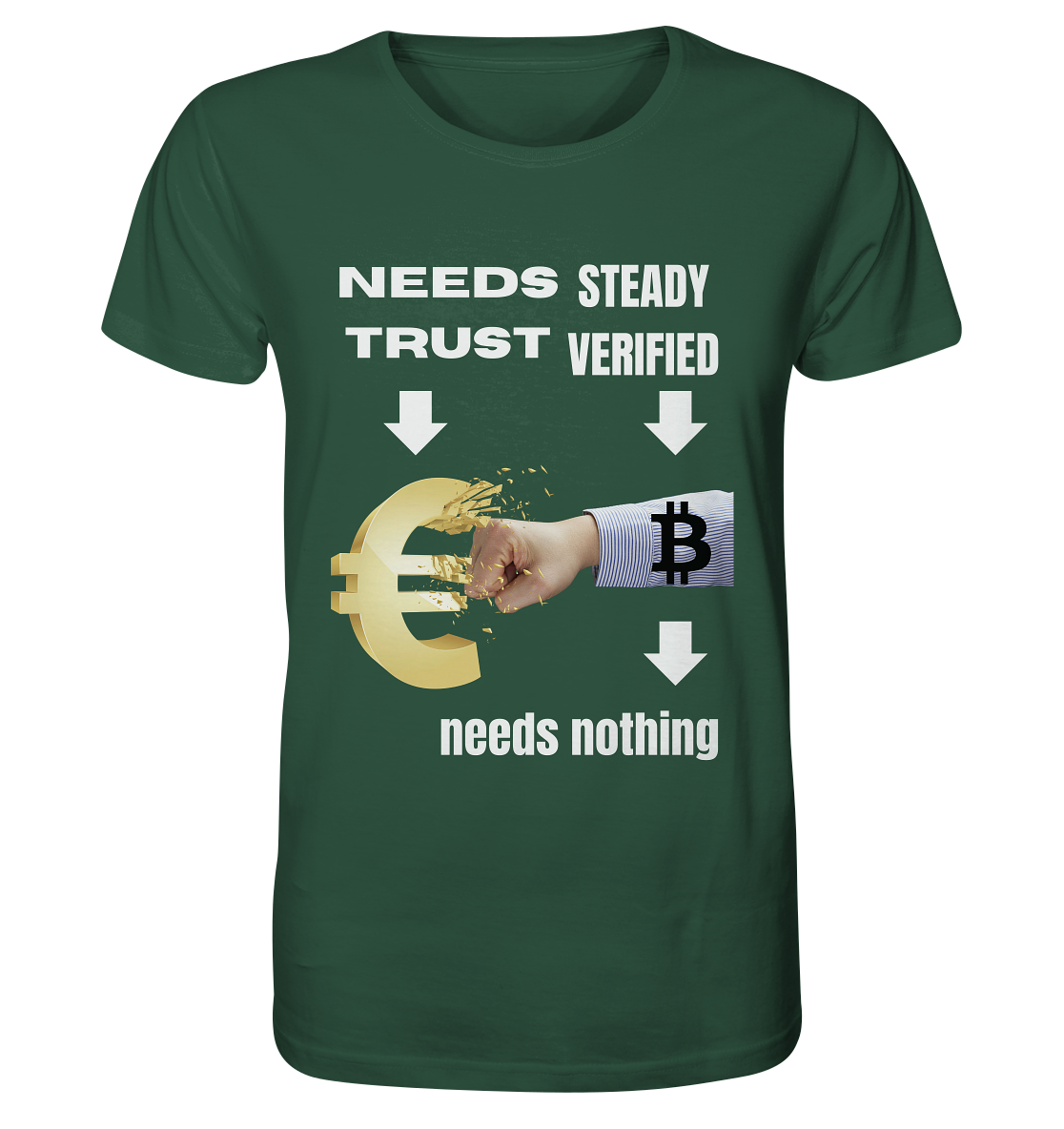 Needs TRUST / Needs NOTHING - Organic Shirt