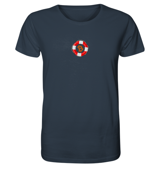 Minimalistisch Rettungsring Bitcoin - Organic Shirt