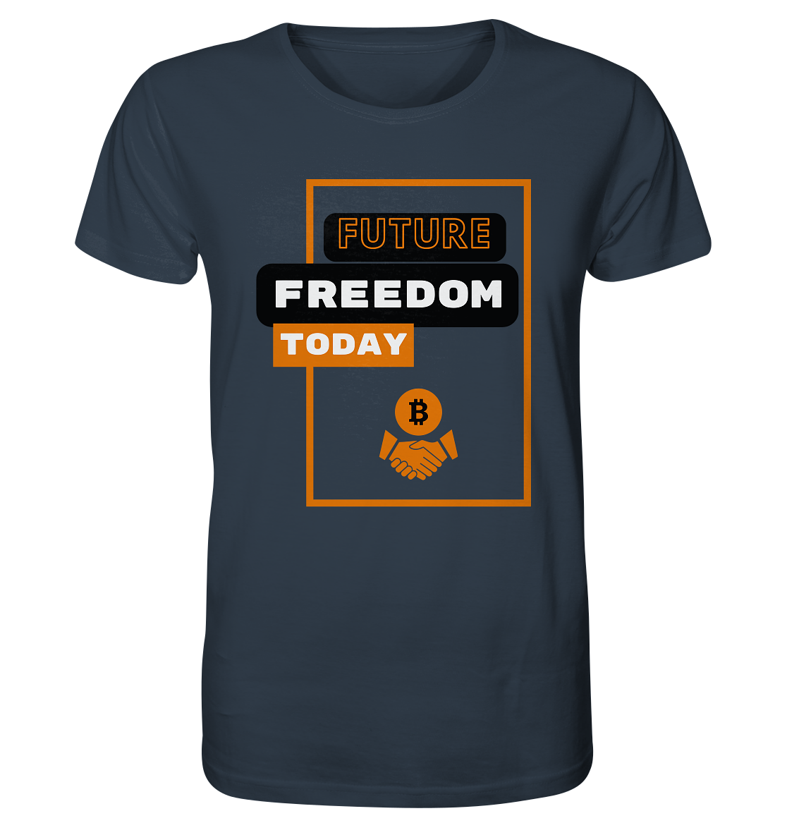 FUTURE FREEDOM TODAY (BTC handshake) - Organic Shirt