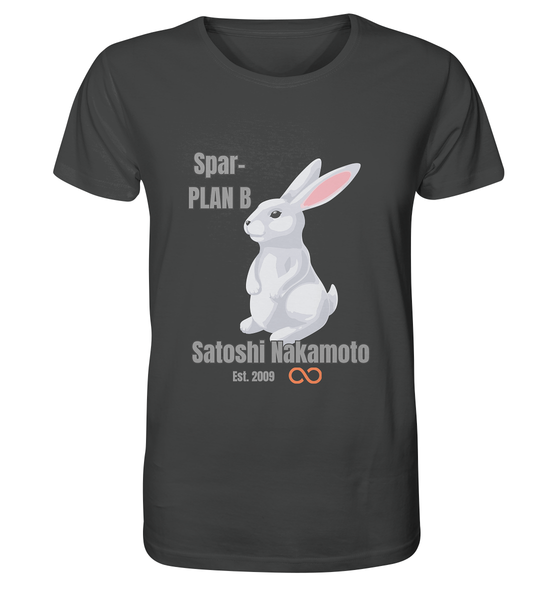 Spar-PLAN B SATOSHI NAKAMOTO Est. 2009 (unendlich) - Organic Shirt