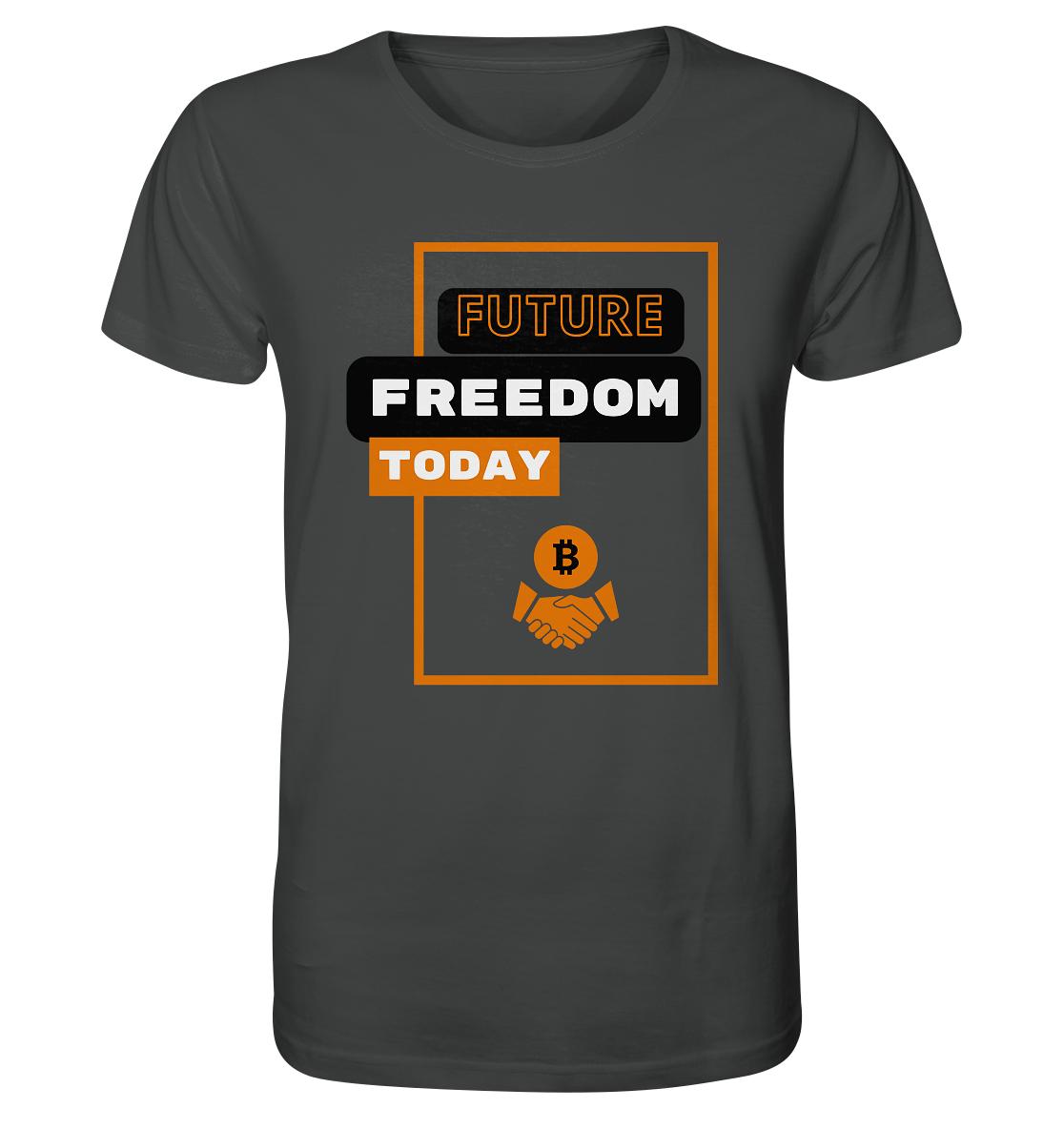 FUTURE FREEDOM TODAY (BTC handshake) - Organic Shirt