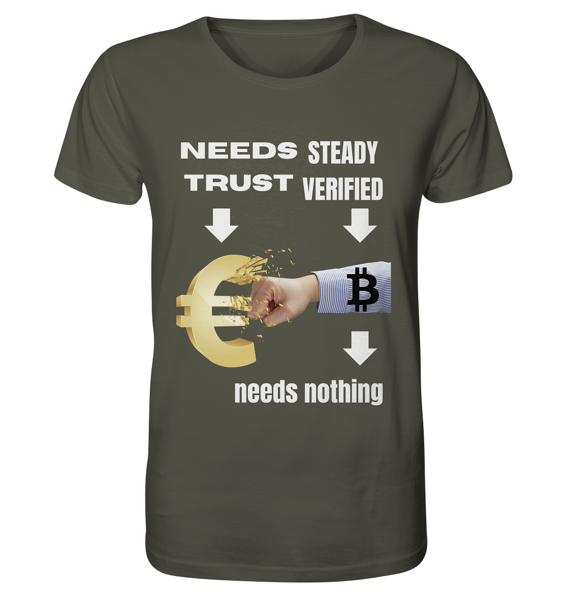 Needs TRUST / Needs NOTHING - Organic Shirt