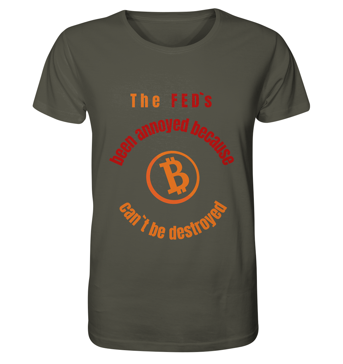 The FEDs been annoyed, BTC cant be destroyed - Organic Shirt