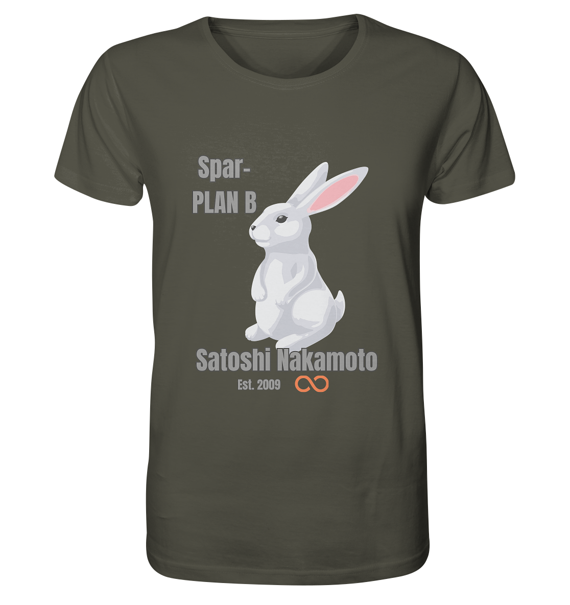 Spar-PLAN B SATOSHI NAKAMOTO Est. 2009 (unendlich) - Organic Shirt