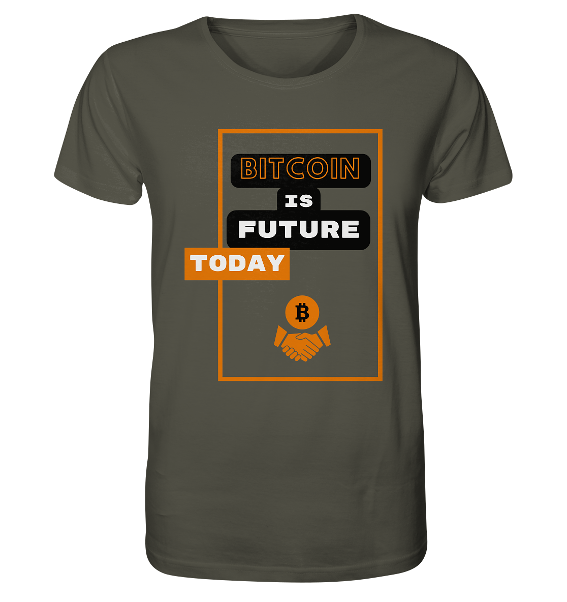BITCOIN IS FUTURE TODAY - Var. black "B" - Organic Shirt