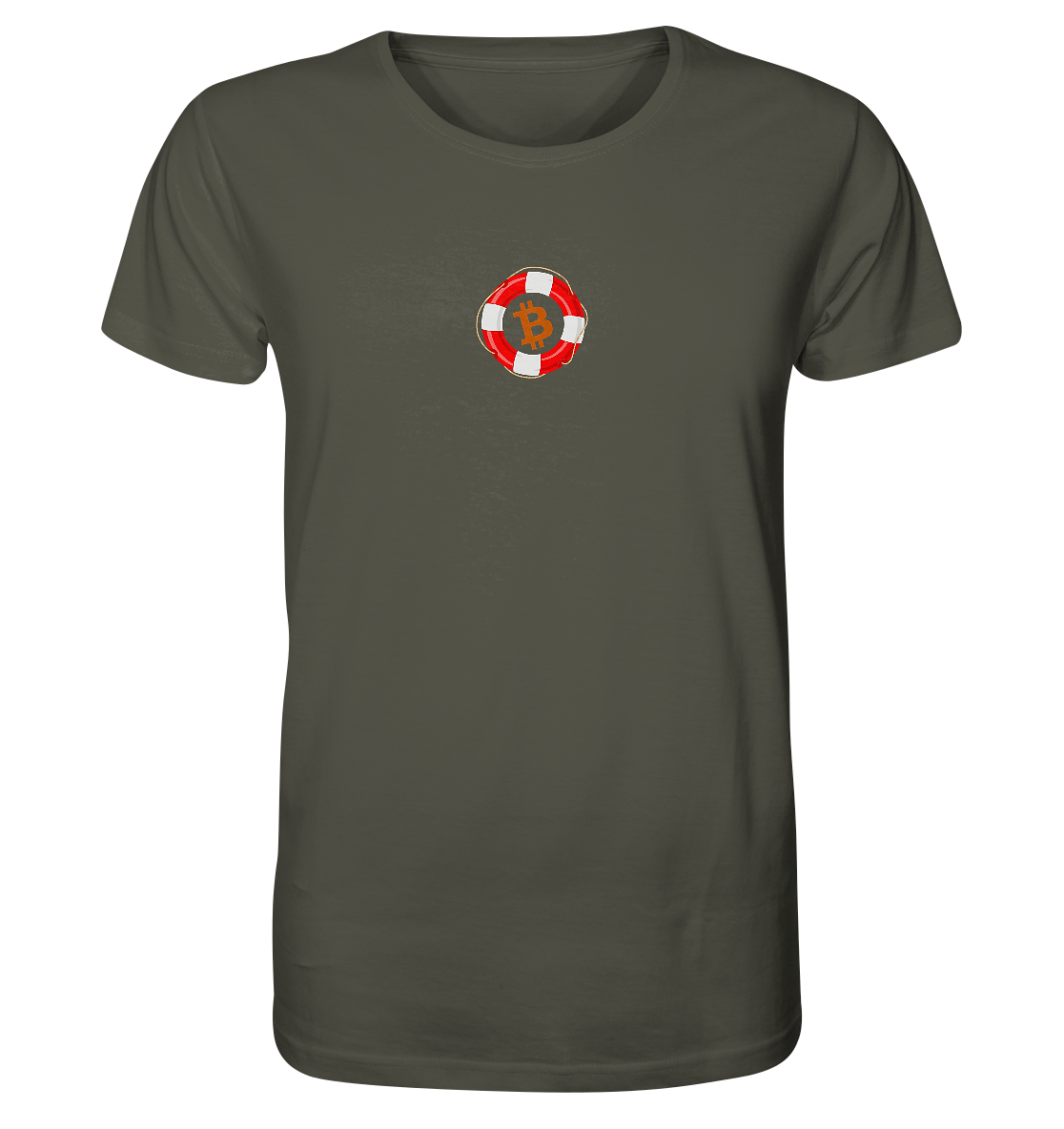 Minimalistisch Rettungsring Bitcoin - Organic Shirt