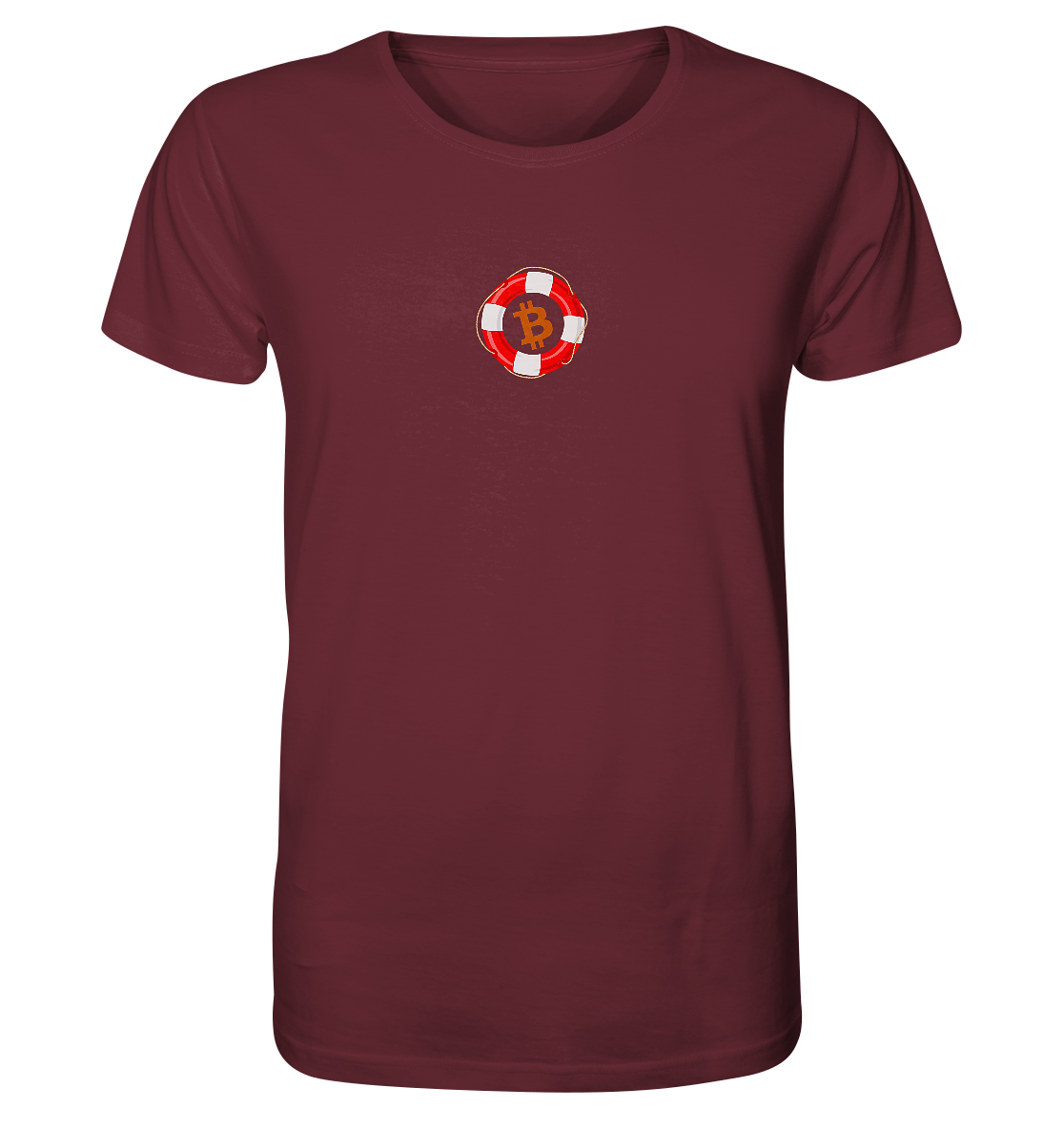 Minimalistisch Rettungsring Bitcoin - Organic Shirt