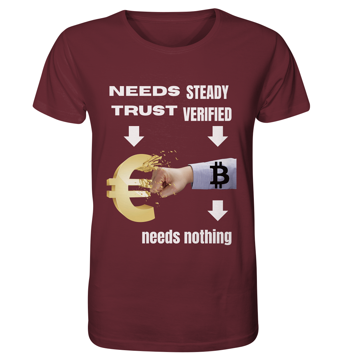 Needs TRUST / Needs NOTHING - Organic Shirt