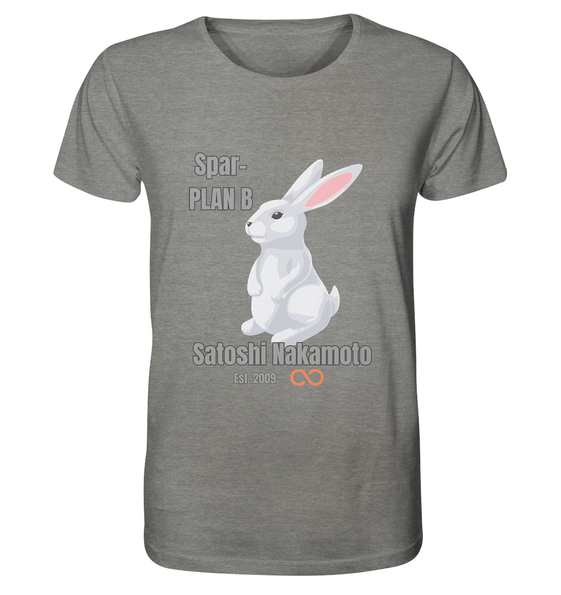 Spar-PLAN B SATOSHI NAKAMOTO Est. 2009 (unendlich) - Organic Shirt