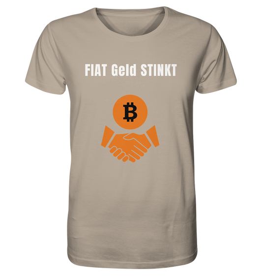 FIAT Geld stinkt - Organic Shirt