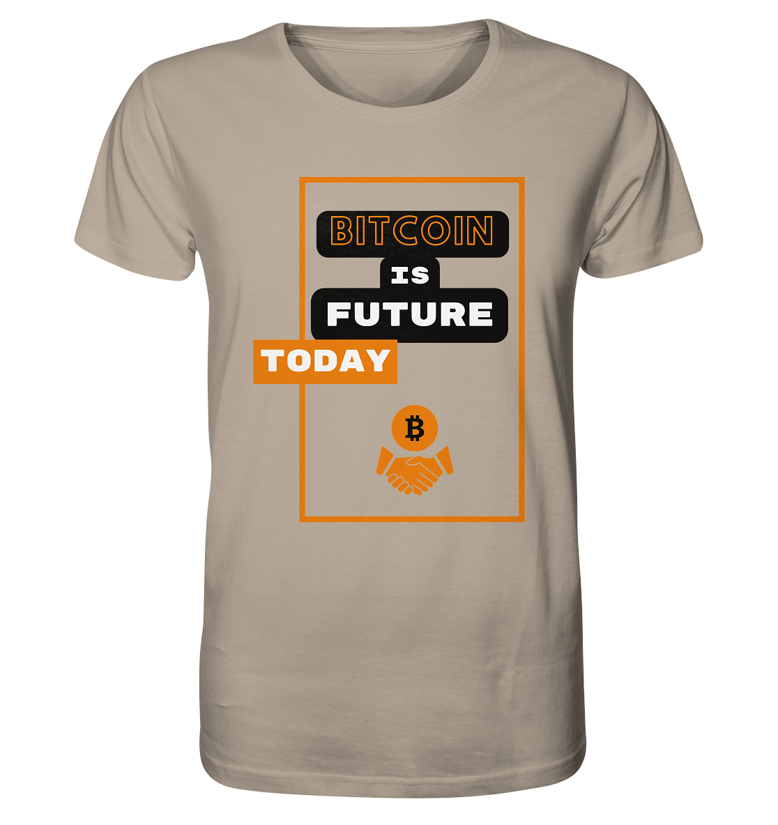 BITCOIN IS FUTURE TODAY - Var. black "B" - Organic Shirt