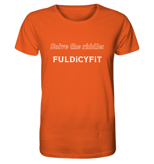 SOLVE THE RIDDLE - FULDiCYFiT - Organic Shirt