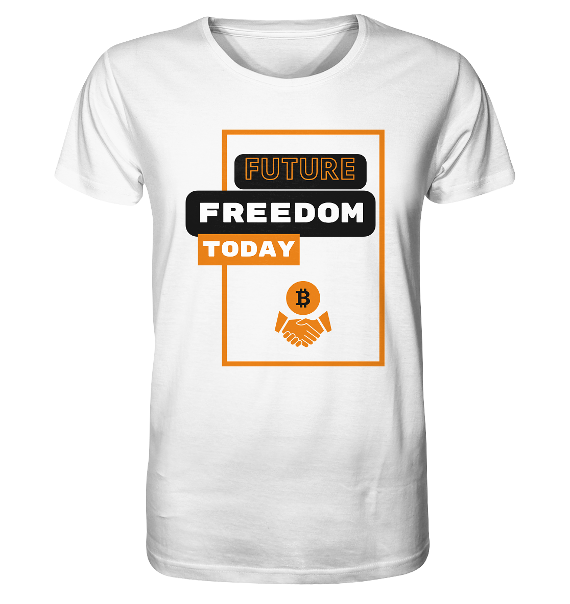 FUTURE FREEDOM TODAY (BTC handshake) - Organic Shirt