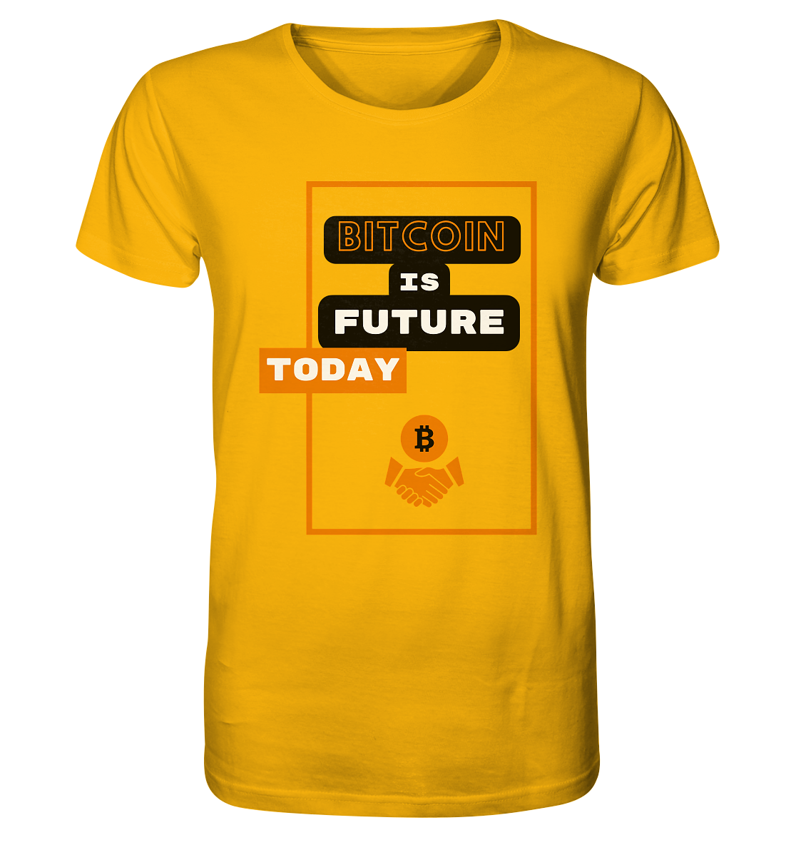 BITCOIN IS FUTURE TODAY - Var. black "B" - Organic Shirt